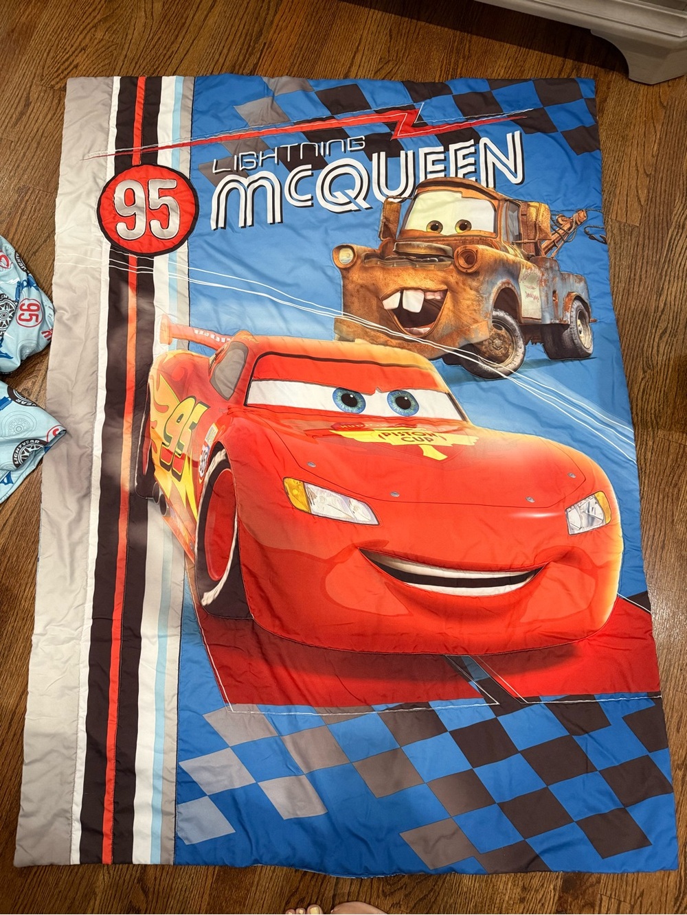 Disney Pixar Cars Lightning McQueen Toddler bedding - Red & Blue